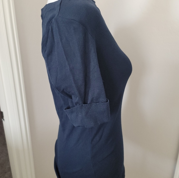 Ralph Lauren boatneck tshirt in navy blue - Picture 2 of 6